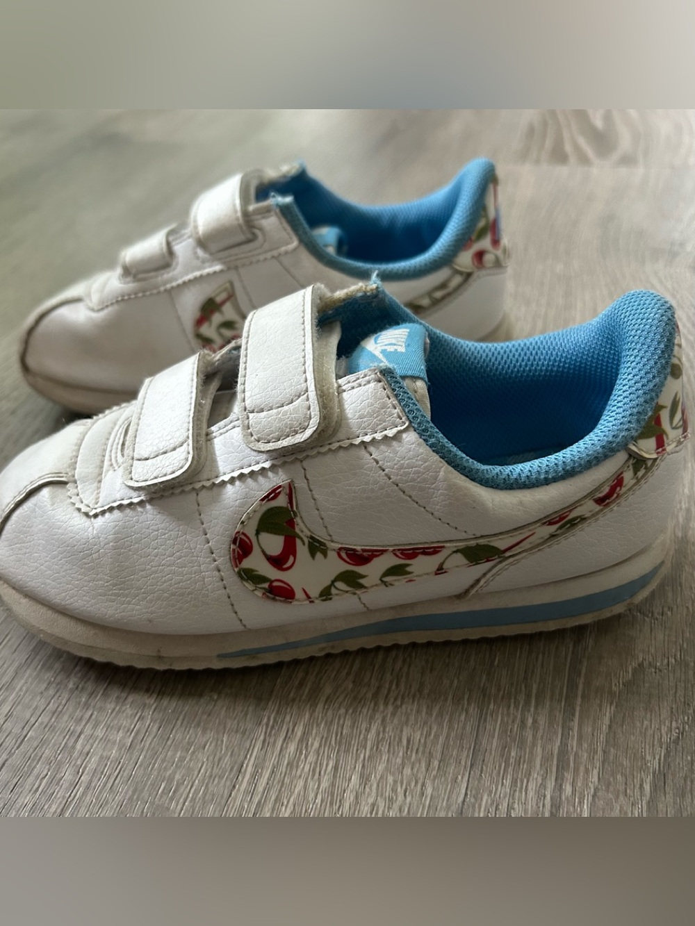 Kids Nike Cortez Cherry Picnic Sneakers Size 1y
